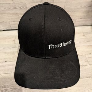 flexfit Black Throttlestop Cap Size Large -xl
